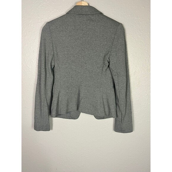 Express Women's Gray Cotton Blend One Button Single Breasted Blazer Sz XS N71 - Picture 2 of 6